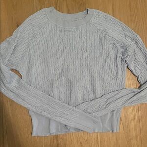 Forever 21- Women's Light Blue Cable Knit Sweater